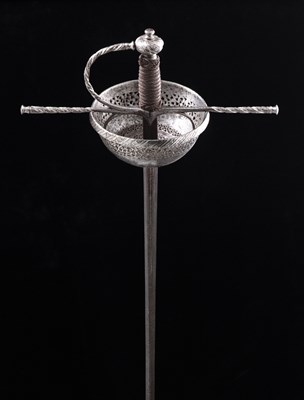 Lot 306 - a fine spanish cup-hilt rapier