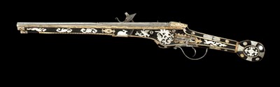 Lot 433 - **A RARE GERMAN WHEEL-LOCK HOLSTER PISTOL