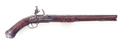 Lot 438 - A COMPOSITE ITALIAN ROMAN-LOCK BELT PISTOL