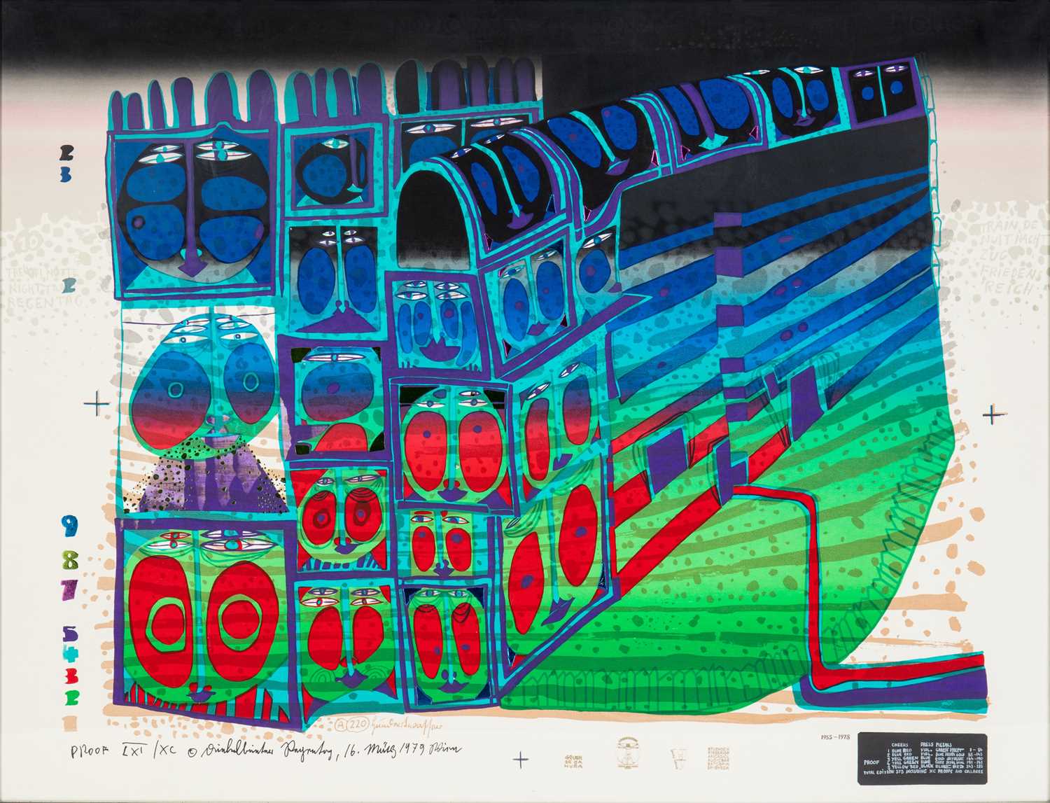 Lot 48 - FRIEDENSREICH HUNDERTWASSER (AUSTRIAN 1928-2000)