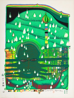 Lot 46 - FRIEDENSREICH HUNDERTWASSER (AUSTRIAN 1928-2000)