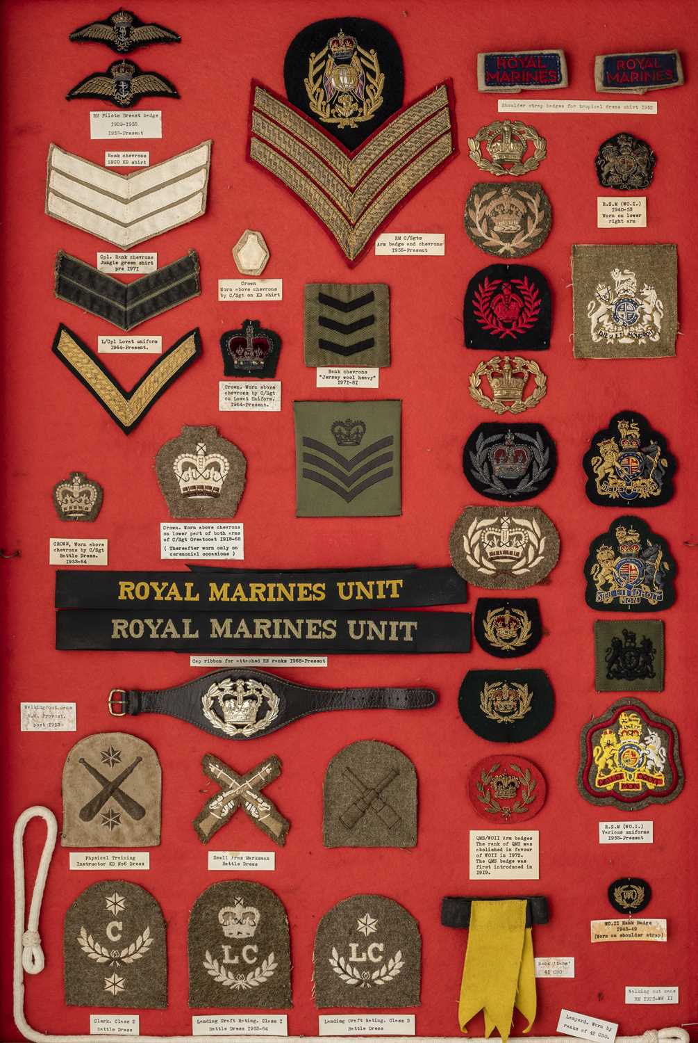 Lot 362 - ROYAL MARINES RANK
