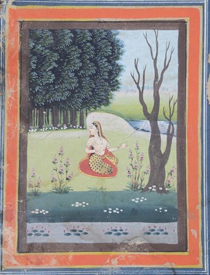 Lot 231 - TWO INDIAN PAINTINGS