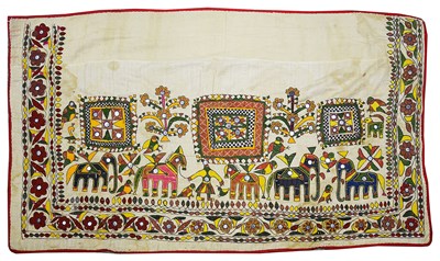 Lot 257 - TWO LARGE CLOTH PANELS