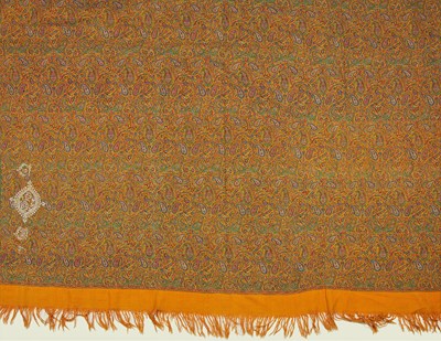 Lot 264 - â€¡ A WOVEN WOOL SHAWL