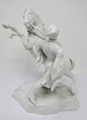Lot 312 - THREE CONTINENTAL PORCELAIN FIGURES