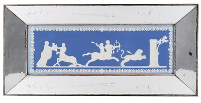 Lot 321 - A WEDGWOOD BLUE JASPER TABLET