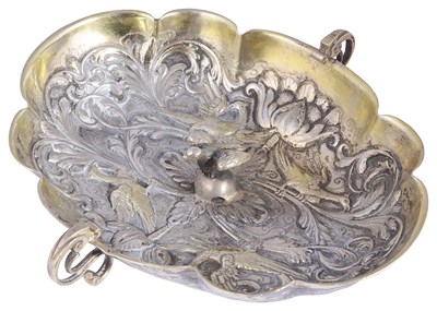 Lot 350 - A GERMAN SILVER WINE TASTER