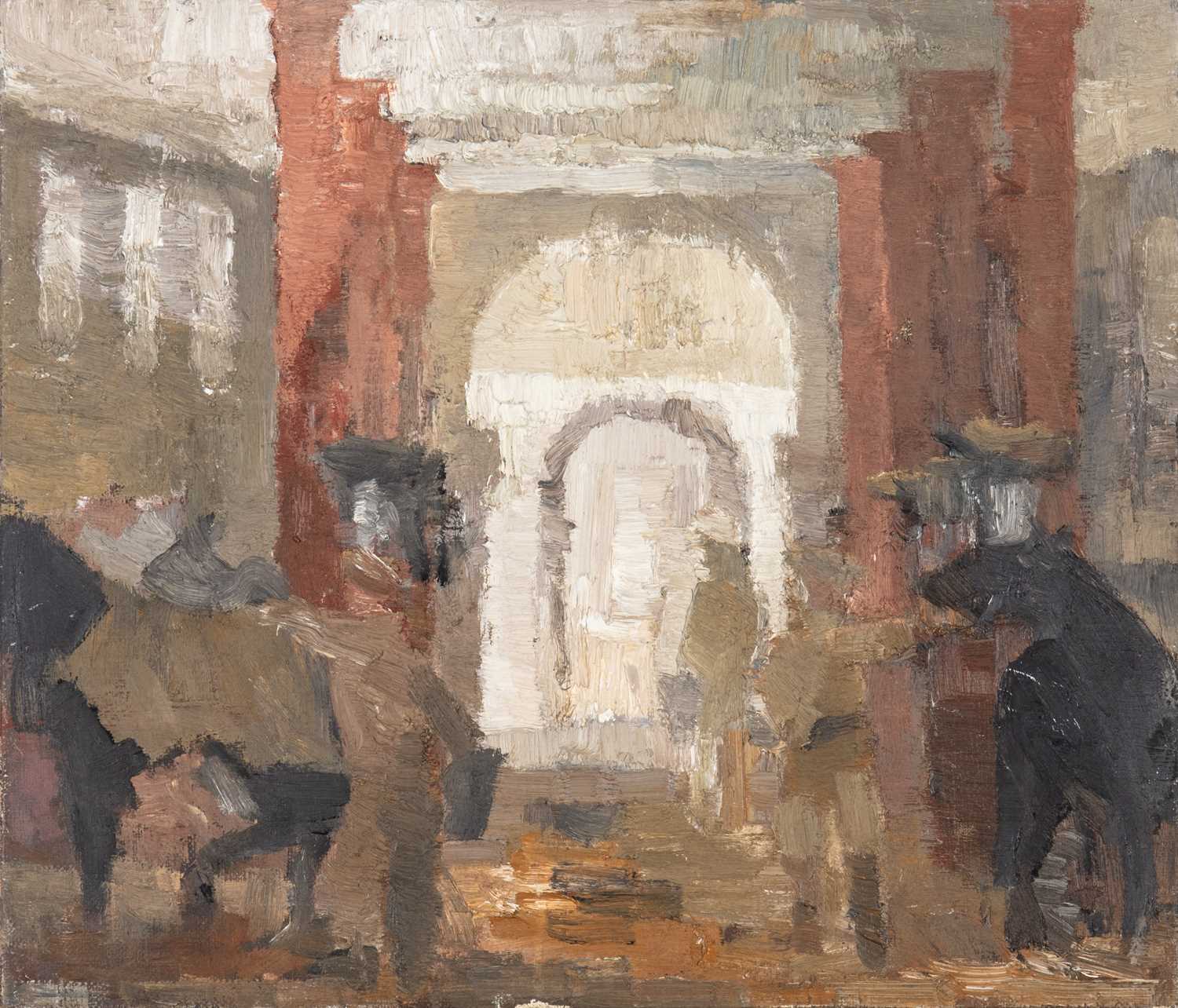 Lot 265 - BERNARD MYERS (BRITISH 1925-2007)