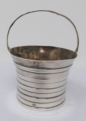 Lot 507 - A GEORGE II SILVER CREAM BASKET