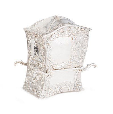 Lot 516 - A VICTORIAN SILVER NOVELTY CARD CASE