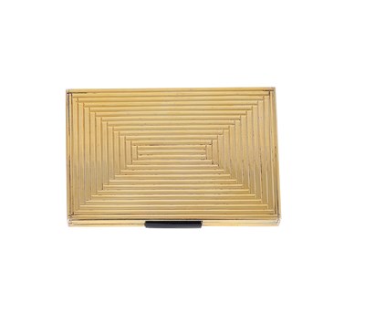 Lot 529 - A GERMAN SILVER-GILT CIGARETTE CASE