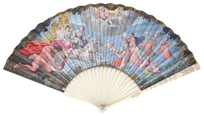 Lot 562 - ËœAN IVORY FAN