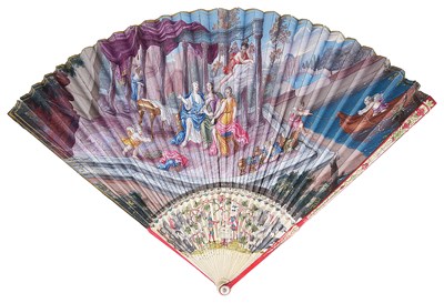 Lot 568 - ËœAN IVORY FAN