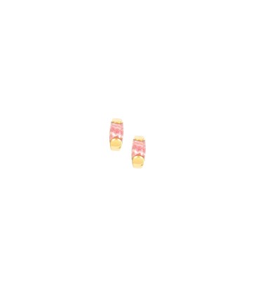 Lot 577 - PAIR OF RHODOCHROSITE EARCLIPS