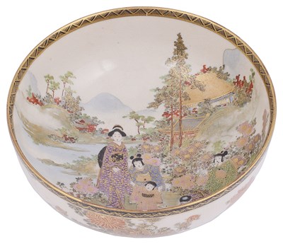 Lot 101 - A SATSUMA BOWL