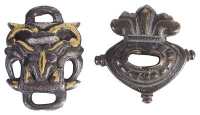 Lot 206 - TWO EARLY METAL BUCKLES