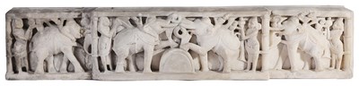 Lot 215 - A MARBLE FRIEZE