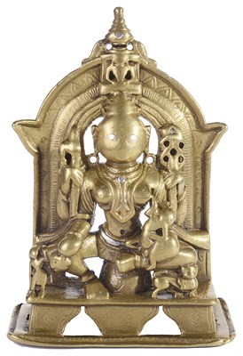 Lot 238 - A JAIN SHRINE DEPICTING AMBIKA