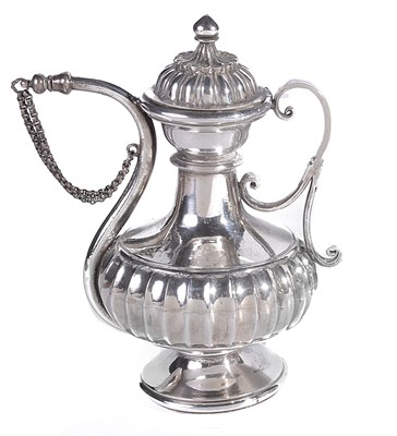 Lot 271 - A MUGHAL SILVER SCENT BOTTLE