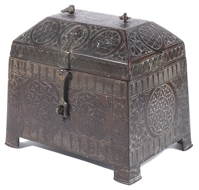 Lot 305 - â€¡A BRONZE CASKET