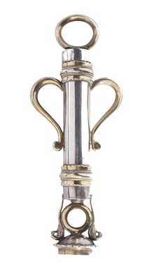 Lot 308 - A LATE MUGHAL PARCEL GILT SILVER HOLI SPRAY