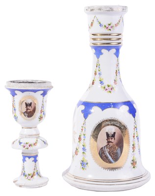Lot 314 - â€¡A GHALIAN BOTTLE AND CUP