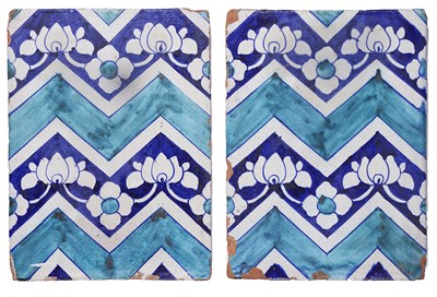 Lot 315 - **23/11/18 COLLECTED** TWO MULTAN TILES