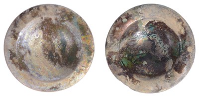 Lot 318 - TWO SMALL RAQQA POTTERY BOWLS