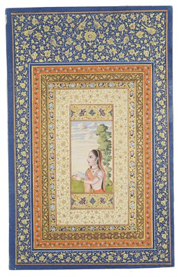 Lot 356 - â€¡A PORTRAIT OF AN INDIAN LADY