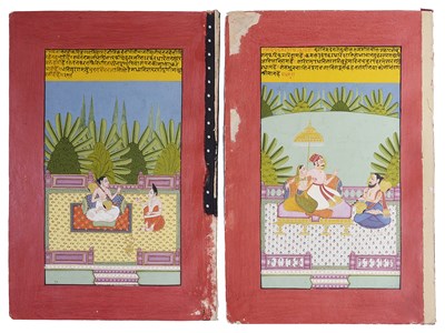 Lot 358 - TWO PAINTINGS FROM A DISPERSED RAGAMALA SERIES