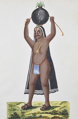 Lot 360 - TWO TAMIL CHARACTERS