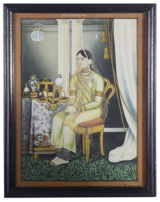 Lot 363 - AN INDIAN LADY