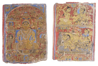 Lot 365 - TWO ILLUMINATIONS FROM A DISPERSED JAIN MANUSCRIPT
