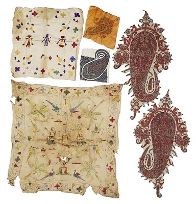 Lot 379 - A COLLECTION OF TEXTILE FRAGMENTS