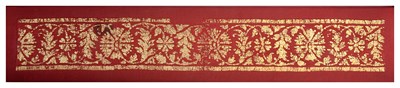Lot 382 - A GOLD PAINTED BORDER PANEL