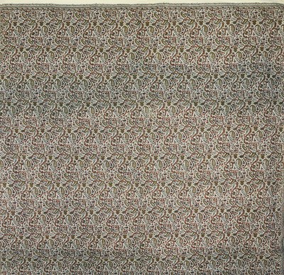Lot 386 - â€¡A WOVEN WOOL SHAWL