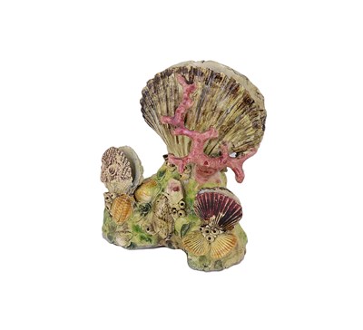 Lot 406 - AN EARTHENWARE LETTER HOLDER