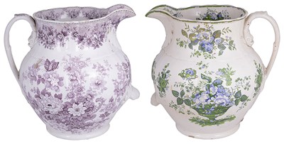 Lot 415 - A GROUP OF ENGLISH POTTERY