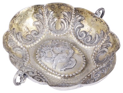 Lot 456 - A GERMAN SILVER WINE TASTER