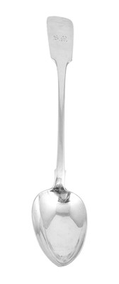 Lot 493 - AN IRISH WILLIAM IV SILVER SERVING SPOON