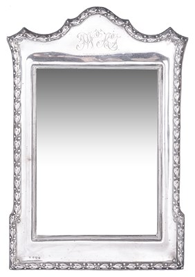 Lot 511 - A GEORGE V SILVER-MOUNTED DRESSING TABLE MIRROR