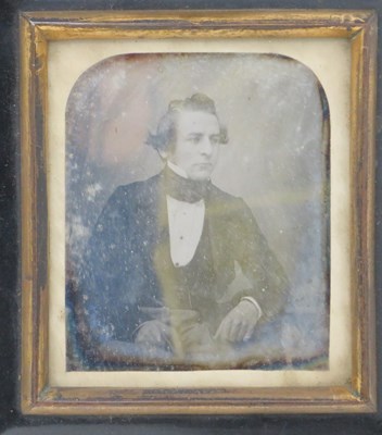 Lot 659 - ~A DAGUERROTYPE OF A YOUNG GENTLEMAN