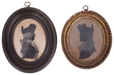 Lot 663 - A SILHOUETTE OF GENERAL STIBBERT