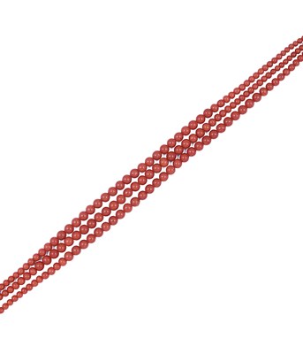 Lot 698 - CORAL NECKLACE