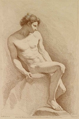 Lot 68 - GABRIEL HUQUIER (1695-1772) AFTER EDME BOUCHARDON (1698-1762)