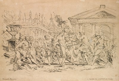 Lot 72 - GERARD VALCK (1652-1726) AFTER RAYMOND LAFAGE (1656-1684)
