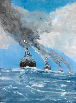 Lot 232 - TOBIAS R. PHILBIN III (CONTEMPORARY) FIRST SCOUTING GROUP, IMPERIAL GERMAN NAVY 1917