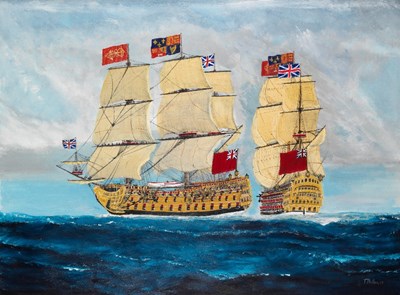 Lot 234 - TOBIAS R. PHILBIN III (CONTEMPORARY) HMS ROYAL GEORGE