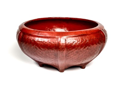 Lot 513 - THREE LACQUERED CANE VESSELS, BURMA (NOW MYANMAR), EARLY 20TH CENTURY